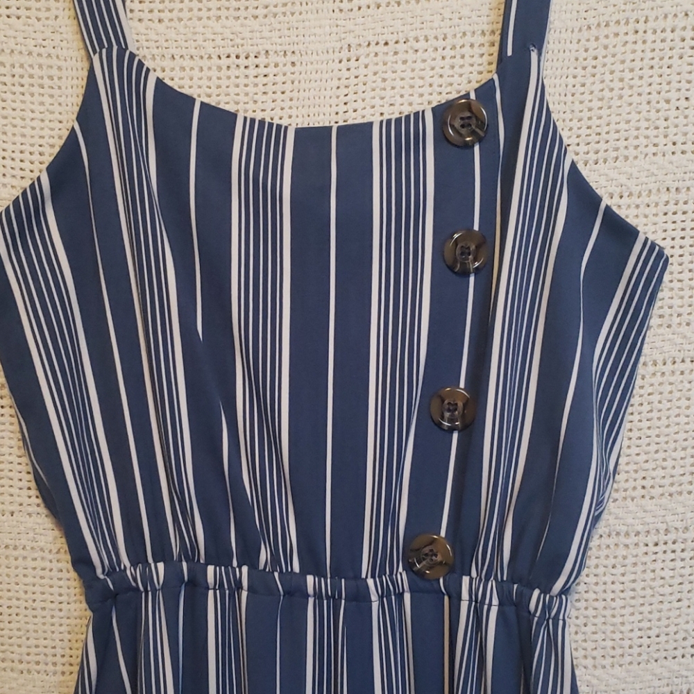 Striped Jumpsuit - Picture 2 of 3
